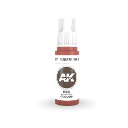 AK INTERACTIVE AK11227 Penetrating Red INK 17ml