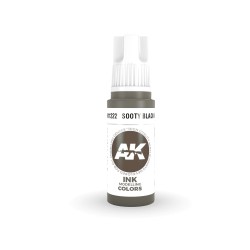 AK INTERACTIVE AK11222 Sooty Black INK 17ml