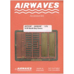 AIRWAVES AC72157 1/72 North American B-25 Mitchell Bomb Bay Doors PE