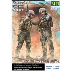 MASTERBOX MB24068 1/24 Our route has been changed! Modern War Series, kit No.1