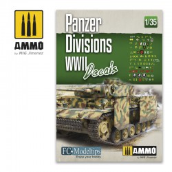 AMMO BY MIG A.MIG-8061 1/35 PANZER DIVISIONS WWII. DECALS