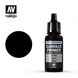 VALLEJO 70.602 Surface Primer Black Color 17 ml.