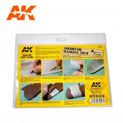 AK INTERACTIVE AK9045 AIRBRUSHING MASKING FILM (2 UNITS)