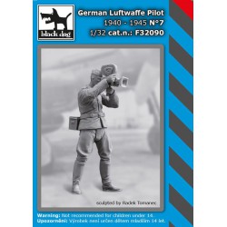 BLACK DOG F32090 1/32 WW II German Luftwaffe Pilot N°7 1940-45