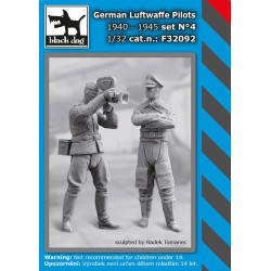 BLACK DOG F32092 1/32 WW II German Luftwaffe pilots N°4 1940-45