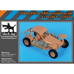 BLACK DOG T35220 1/35 Delta Force FAV accessories set for Hobby Boss