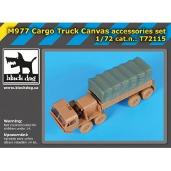 BLACK DOG T72115 1/72 M977 Cargo Truck Canvas