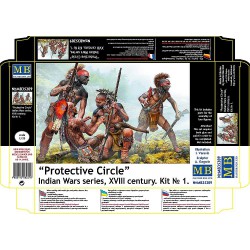 MASTERBOX MB35209 1/35 Protective Circle, Indian Wars series,XVIII century.Kit No.1