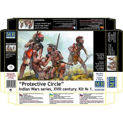 MASTERBOX MB35209 1/35 Protective Circle, Indian Wars series,XVIII century.Kit No.1