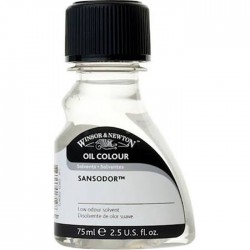 WINSOR & NEWTON 2821757 ADDITIF HUILE SANSODOR SOLVANT A FAIBLE ODEUR 75ML