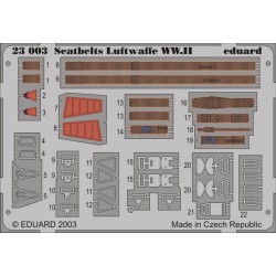 EDUARD 23003 1/24 Seatbelts Luftwaffe WWII
