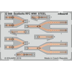 EDUARD 32888 1/32 Seatbelts RFC WWI STEEL