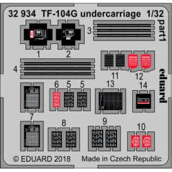 EDUARD 32934 1/32 TF-104G undercarriage