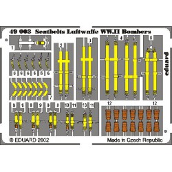 EDUARD 49003 1/48 Seatbelts Luftwaffe WWII Bombers