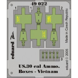 EDUARD 49022 1/48 US Cal.0.30 Ammo. Boxes Vietnam