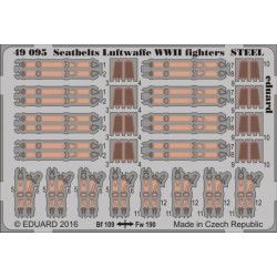 EDUARD 49095 1/48 Seatbelts Luftwaffe WWII fighters STEEL