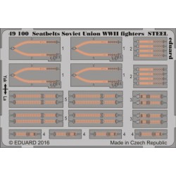 EDUARD 49100 1/48 Seatbelts Soviet Union WWII fighters STEEL