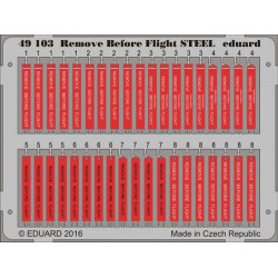 EDUARD 49103 1/48 Remove Before Flight STEEL