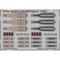 EDUARD 49104 1/48 Seatbelts USN WWII fighters STEEL