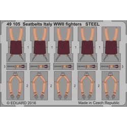 EDUARD 49105 1/48 Seatbelts Italy WWII fighters STEEL