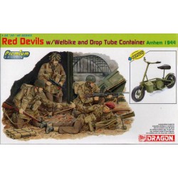 DRAGON 6585 1/35 Red Devils w/Welbike and Drop Tube Container Arnhem 1944