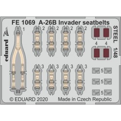 EDUARD FE1069 1/48 A-26B Invader seatbelts STEEL