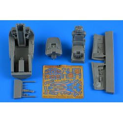 AIRES 4810 1/48 F-104G Starfighter cockpit set (M.B. GQ-7A ej. seat) for Kinetic