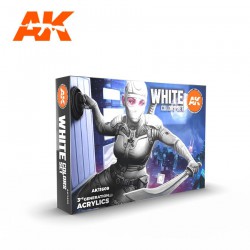 AK INTERACTIVE AK11609 WHITE COLORS SET