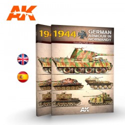 AK INTERACTIVE AK916 1944 German Armour in Normandy - Camouflage Profile Guide (Anglais)