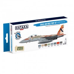 HATAKA HTK-BS62 Israeli Air Force paint set (modern jets) (8 x 17 ml)