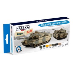 HATAKA HTK-BS77 Modern British Army & RAF AFV paint set (8 x 17 ml)
