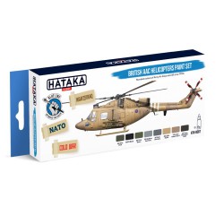 HATAKA HTK-BS87 British AAC Helicopters paint set (8 x 17 ml)