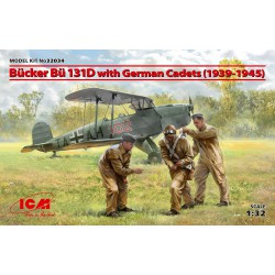 ICM 32034 1/32 Bücker Bü 131D w.German Cadets(1939-45) Limited