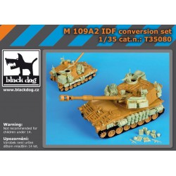 BLACK DOG T35080 1/35 M109 A2 IDF conversion set for Kinetic
