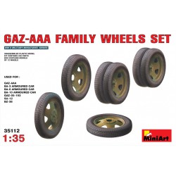 MINIART 35112 1/35 GAZ-AAA Family Wheels Set