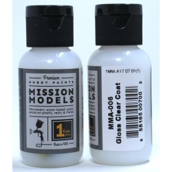 MISSION MODELS MMA-006 GLOSS CLEAR COAT 1OZ