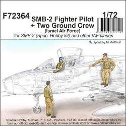 CMK F72364 1/72 SMB-2 Fighter Pilot + Two Ground Crew (Israel Air Force)