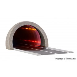 VIESSMANN 5098 1/87 Road tunnel modern, with LED mirroring- and depth effect