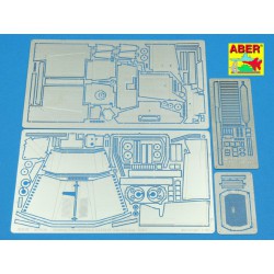 ABER 35132 1/35 Sd.Kfz. 11-Late Fenders&Engine Overlay for AFV Club