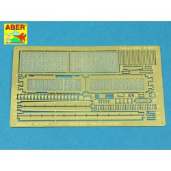 ABER G32 1/35 Grilles for Russian Tank T-55AM also for T-55AMV for Takom model