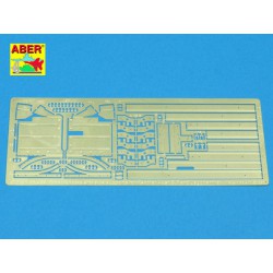 ABER 35 A24 1/35 Front fenders and side supports for Panther G for Tamiya, Italeri