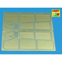 ABER 35 A40 1/35 Side skirts for King Tiger for Tamiya