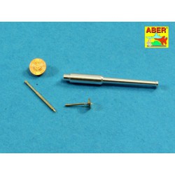 ABER 35 L-212 1/35 Set of barrels for Soviet tank T-50 45 mm 20K x 1 pcs., 7,62 mm DT x 2 pcs. for Hobby-Boss model