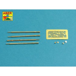 ABER 35 L-213 1/35 Barrels for Russian ZSU-23-4 Shilka Self-propelled AA gun for Meng, Dragon