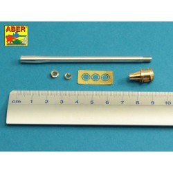 ABER 35 L-242 1/35 U.S 90 mm M3 barrel with muzzle brake for T26E3 , Pershing for Tamiya