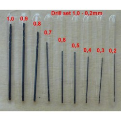 JLC P008 DRILL SET 0,2 - 1 mm