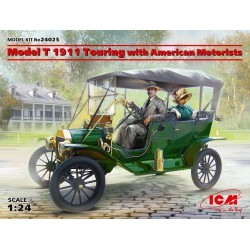 ICM 24025 1/24 Model T 1911 Touring with American Motorists