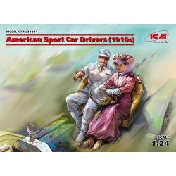 ICM 24014 1/24 American Sport Car Drivers(1910s)(1 male 1 female figures)