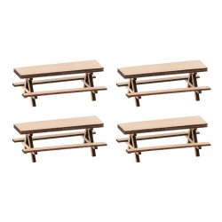 FALLER 180304 1/87 4 Picnic benches