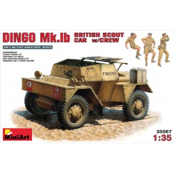 MINIART 35067 1/35 Dingo Mk.1b British Scout Car w/Crew